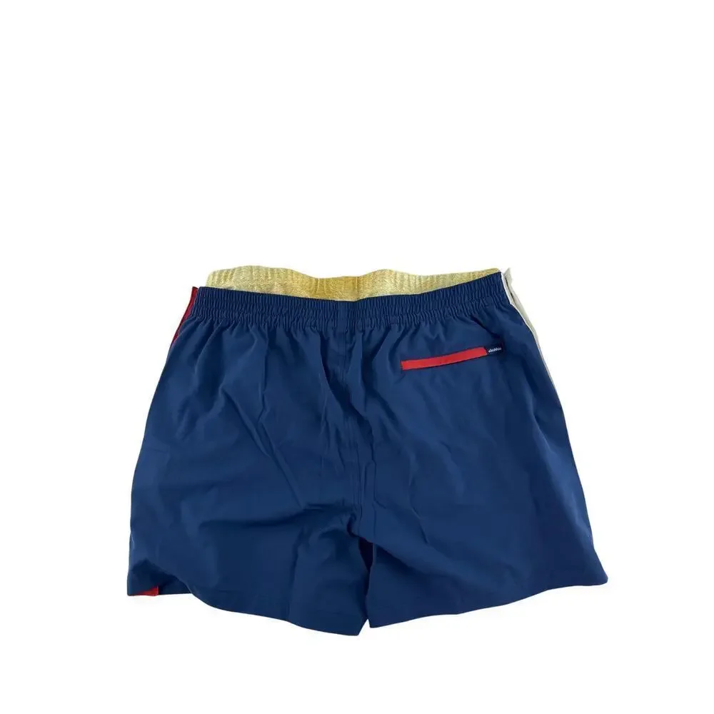Chubbies Navy The Hidden Golds Tear-Away Swim Trunk Size XXL